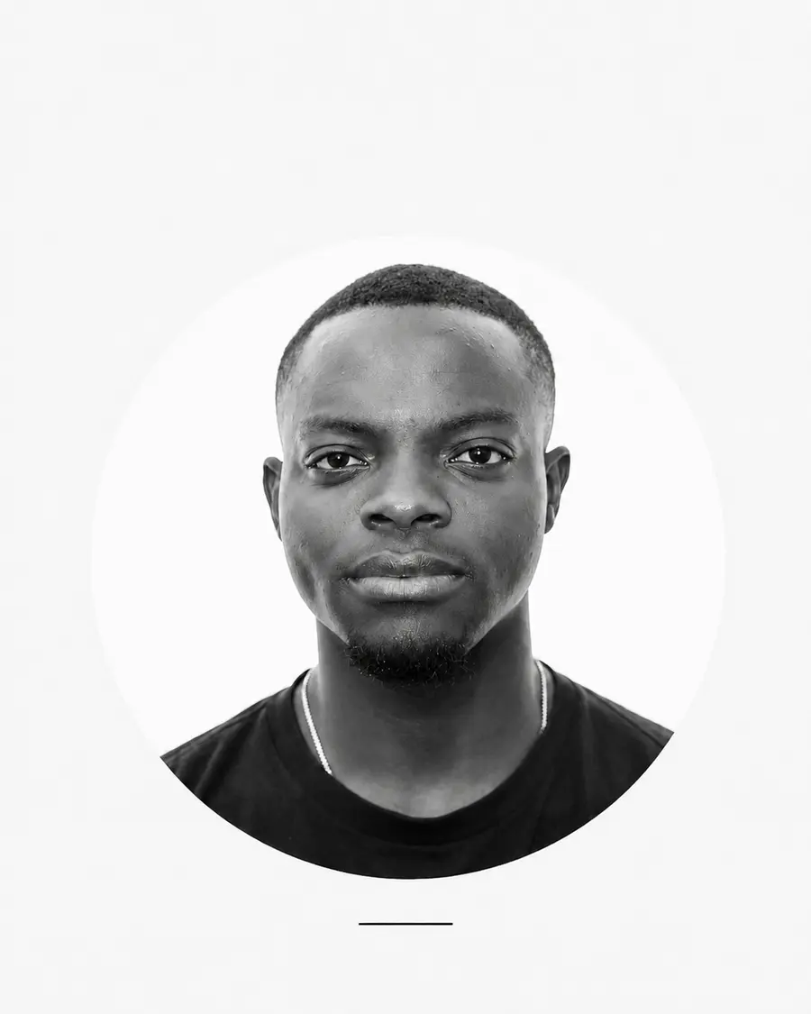 Black and white headshot of Abideen Rasak
